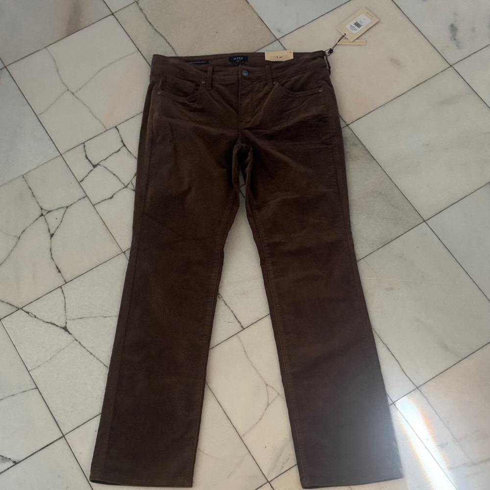 NYDJ Brown Straight Leg Pants